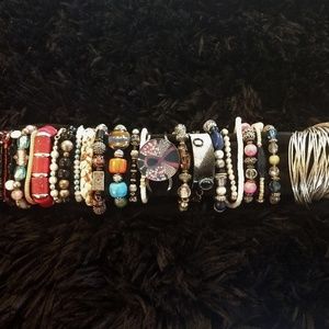 25 Bracelets 
Different styles